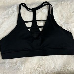 Black exercise top new never worn